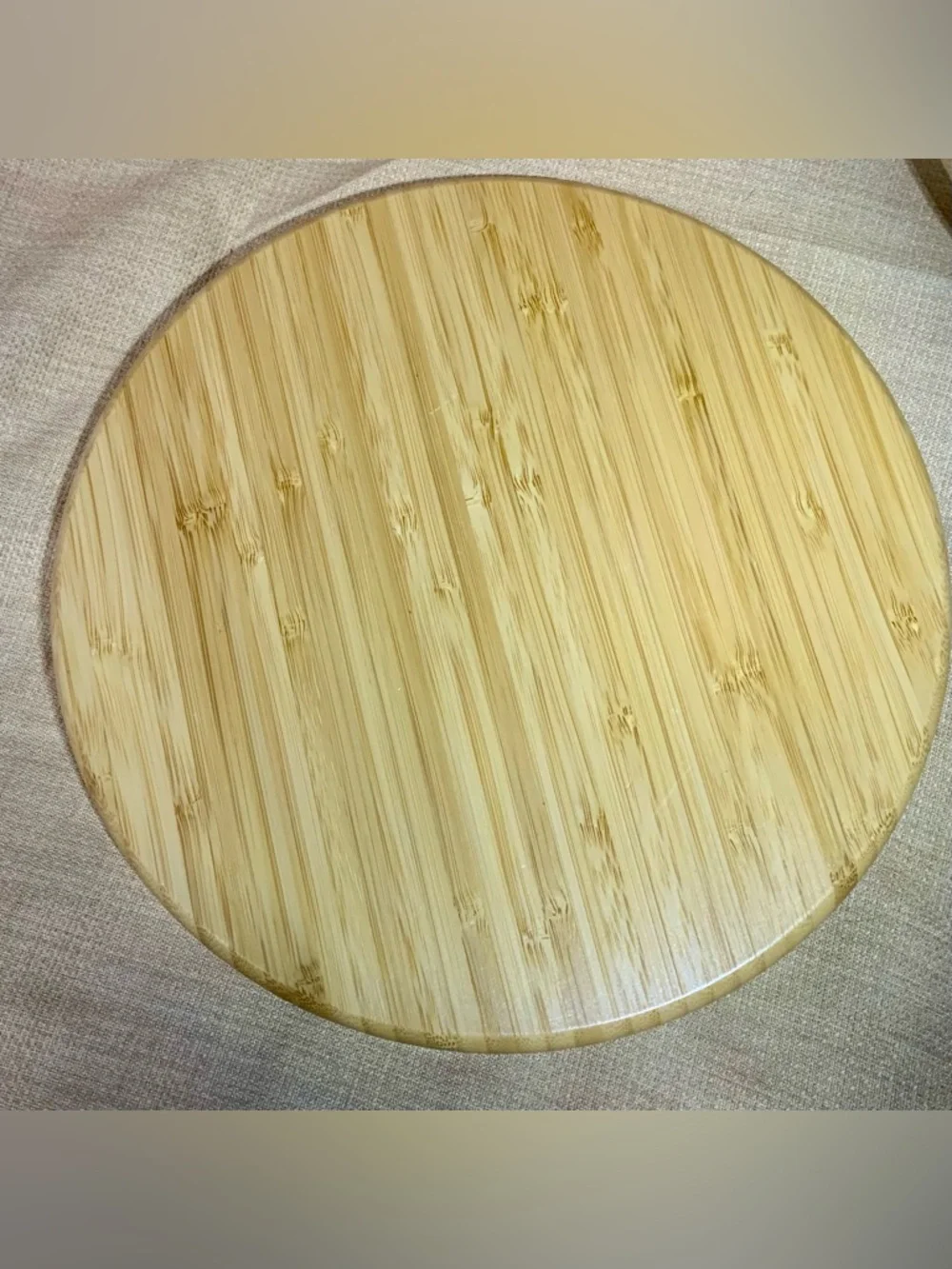 Wood Snack Bowl & Divided Bamboo Serving Tray Lid Set NWOT (2)